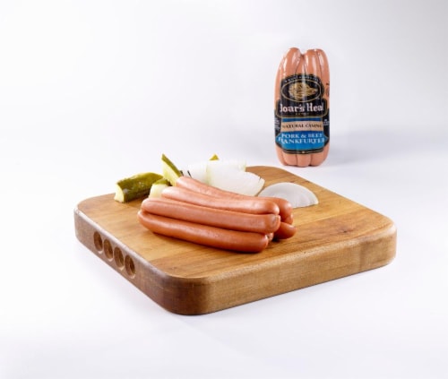 Boar's Head Pork & Beef Franks Fresh Sliced Deli Meat Perspective: front