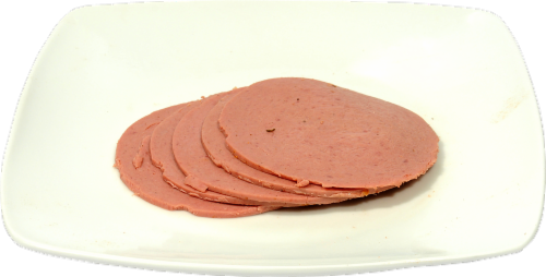 Boar's Head Lite Braunschweiger Liverwurst Fresh Sliced Deli Meat Perspective: front