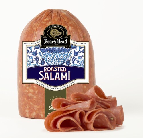 Boar's Head Cooked Salami Fresh Sliced Deli Meat Perspective: front