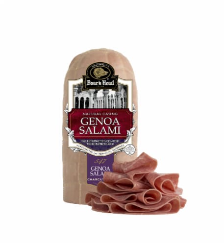 Boar’s Head Genoa Salami Fresh Sliced Deli Meat Perspective: front