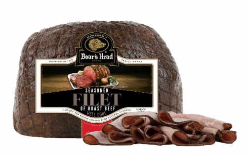 Boar's Head Seasoned Filet of Roast Beef Perspective: front