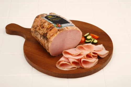 Boar's Head Porketta Half Fresh Sliced Deli Meat Perspective: front