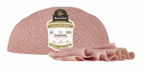 Boar's Head Simplicity Uncured Ham Fresh Sliced Deli Meat Perspective: front
