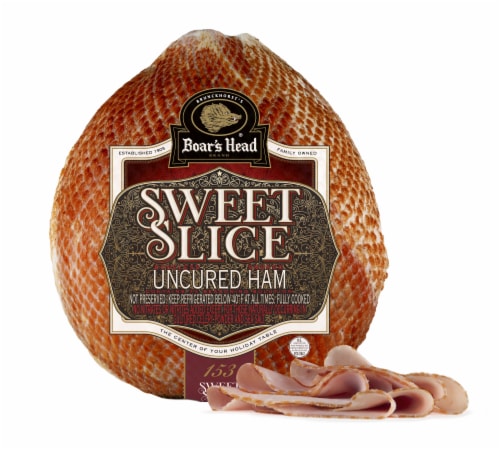 Boar’s Head Sweet Slice Smoked Uncured Ham Perspective: front