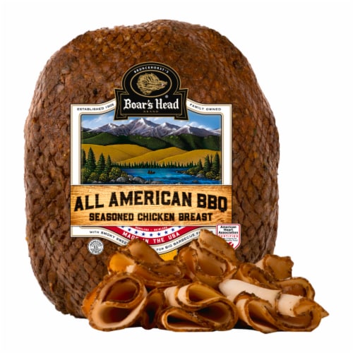 Boar's Head All American BBQ Chicken Breast Fresh Sliced Deli Meat, 1