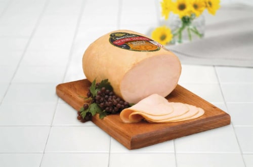 Boar's Head Hickory Smoked Chicken Fresh Sliced Deli Meat Perspective: front