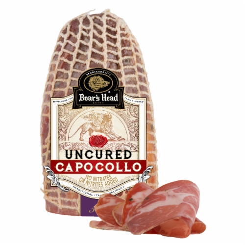 Boar's Head Uncured Capocollo Perspective: front