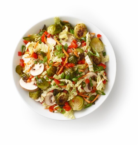 Asian Brussel Sprout Salad Perspective: front