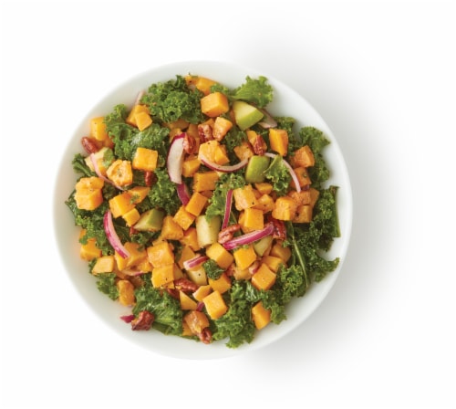 Butternut Squash Kale & Apple Salad Perspective: front