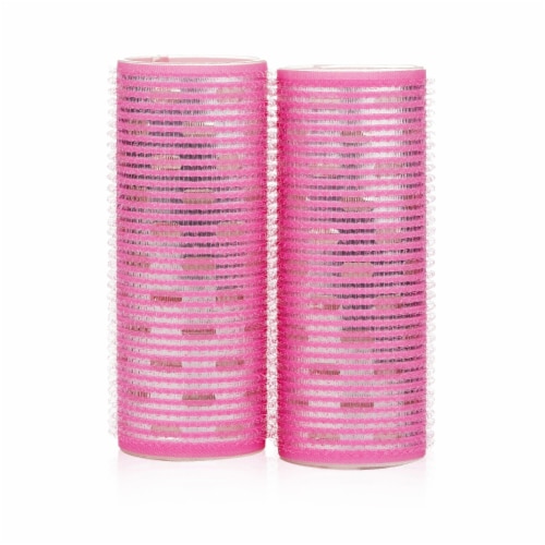 Lucky Trendy Velcro Aluminium Roller, 40mm, Pink 2pcs Perspective: front