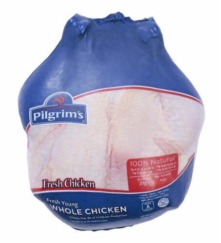 Pilgrim's All Natural Whole Fresh Chicken Perspective: front