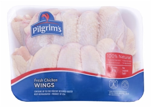 Pilgrim's All Natural Fresh Chicken Wings Perspective: front
