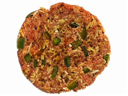 Jalapeno Jack Beef Burger Perspective: front