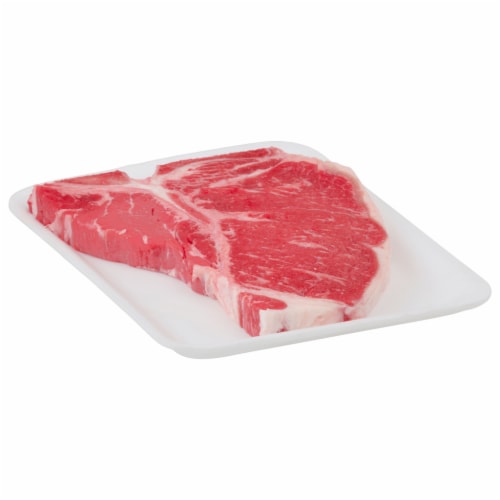 Beef Choice Angus T Bone Thin Steak Perspective: front