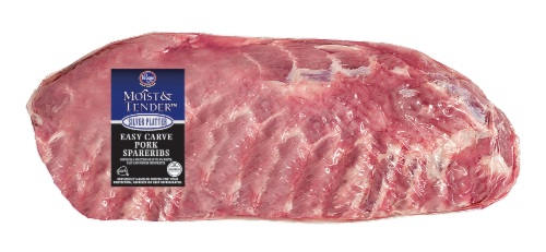 Moist & Tender Easy Carve Pork Spare Ribs Perspective: front