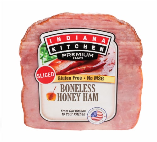Indiana Kitchen Sliced Boneless Honey Ham Limit 2 at Sale Price Perspective: front