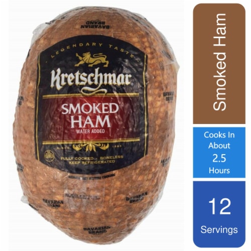 Kretschmar® Bavarian Whole Smoked Ham Limit 2 at Sale Price Perspective: front