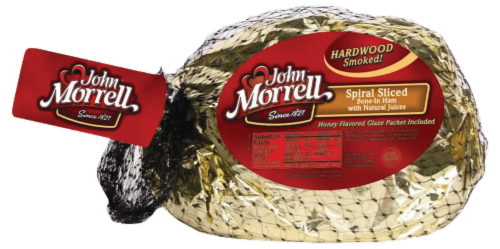 John Morrell Spiral Sliced Half Ham Perspective: front