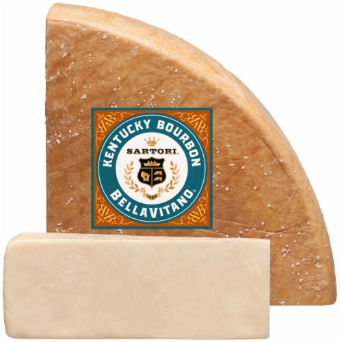 Sartori Kentucky Bourbon Bellavitano Cheese Perspective: front