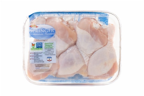 Springer Mountain Farms All Natural Fresh Chicken Drumsticks Perspective: front