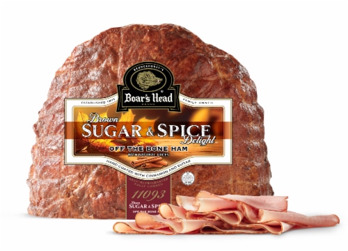 Boar's Head Brown Sugar & Spice Delight Off the Bone Ham Perspective: front