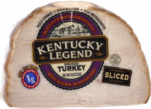 Kentucky Legend Sliced Smoked Turkey Perspective: front
