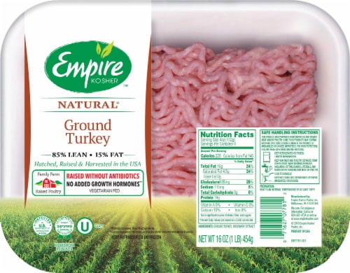 Empire Kosher™ Natural Ground Turkey Perspective: front