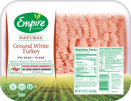 Empire Kosher™ Natural Ground White Turkey Perspective: front