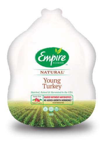 Empire Kosher Young Turkey (12-14 lbs) Perspective: front