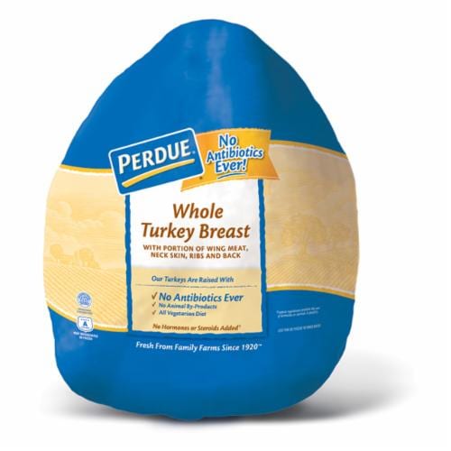 Perdue Fresh Whole Turkey Breast Perspective: front