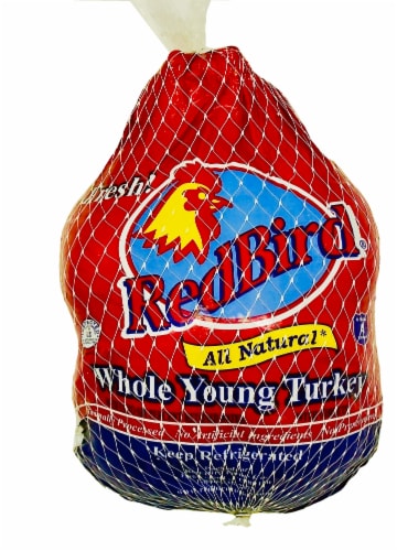 Red Bird® Fresh Refrigerated Whole Young Turkey Perspective: front