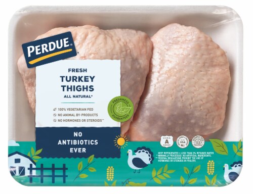 Perdue Fresh Turkey Thighs Perspective: front