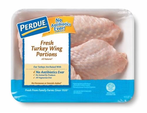 Perdue Fresh Turkey Wing Portions Perspective: front