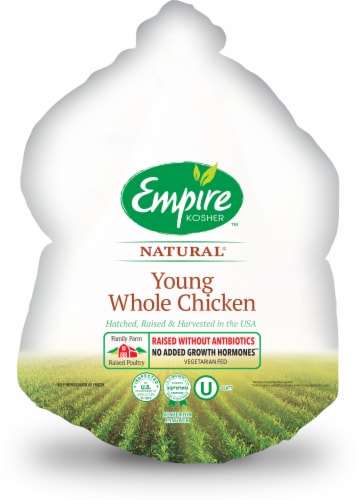 Empire Kosher Young Whole Chicken (3.5-4 lbs) Perspective: front