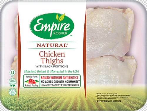 Empire Kosher™ Natural Chicken Thighs Perspective: front