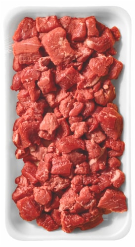 Kroger® Choice Beef Cubed Beef Stew Meat Perspective: front