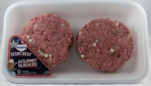 Nolan Ryan Beef Angus Patties with Bacon & Cheese Perspective: front