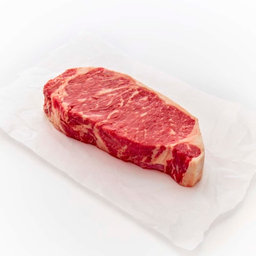 Private Selection™ Prime Angus Beef Boneless Top Loin Strip Steak Perspective: front