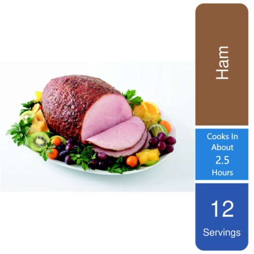 Farmer John's Bone-In Smoked Ham Half-Portion Limit 1 at Sale Price Perspective: front