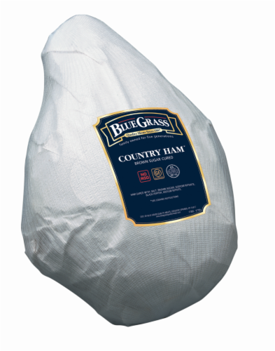 Blue Grass Whole Country Ham Perspective: front