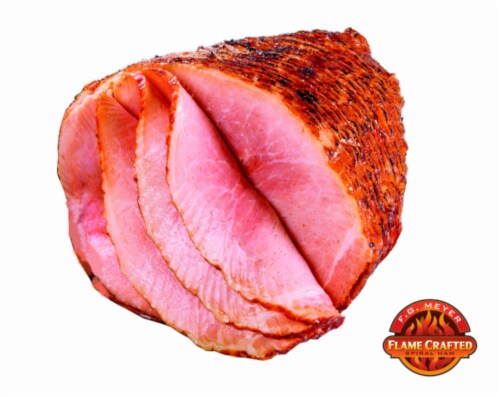 Flame Crafted Brown Sugar Glazed Spiral Sliced Ham Perspective: front