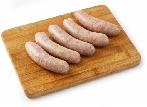 Traditional German Bratwurst Perspective: front