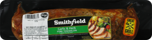 Smithfield Garlic & Herb Pork Tenderloin Perspective: front
