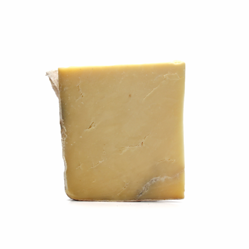 Murray's® Clothbound Cheddar Mature Cheese (sold in ½ pound units) Perspective: front