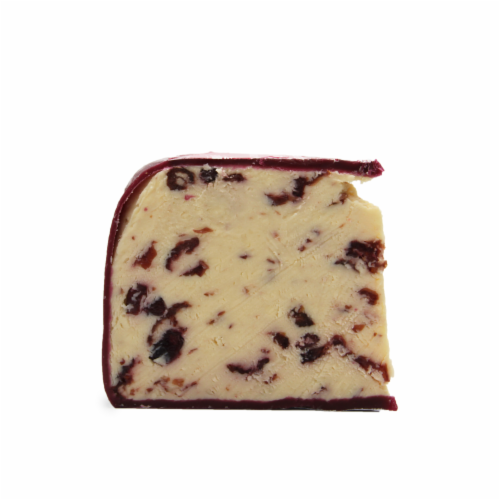 Somerdale Wensleydale Cheese with Cranberry Perspective: front