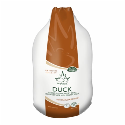 Maple Leaf Whole Fresh Duck Perspective: front