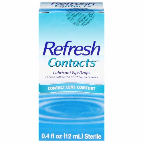 Refresh Contacts Lens Comfort Eye Drops Perspective: front