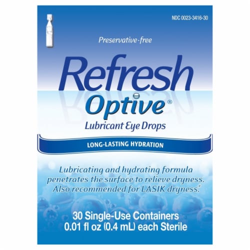 Refresh Optive® Sensitive Lubricant Eye Drops Perspective: front