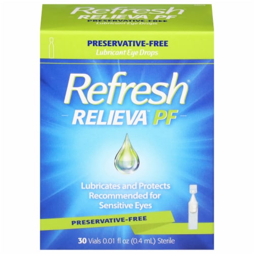 Refresh® Relieva PF Lubricant Eye Drop Vials Perspective: front