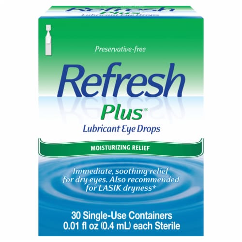Refresh Plus Moisturizing Relief Lubricant Eye Drops Perspective: front